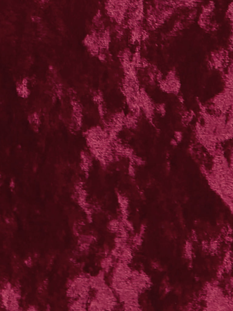 Crimson Crushed Silk Velvet