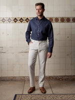 Ivory Linen & Silk Trousers - Joe Bananas | Australia