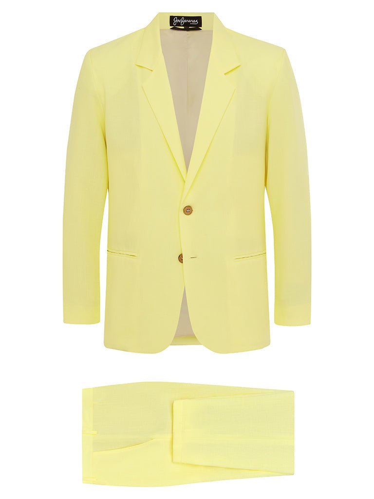 Lemon Linen & Silk Suit - Joe Bananas | Australia