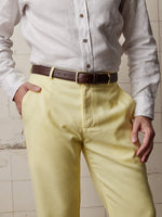 Lemon Linen & Silk Trousers - Joe Bananas | Australia