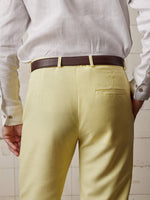 Lemon Linen & Silk Trousers - Joe Bananas | Australia