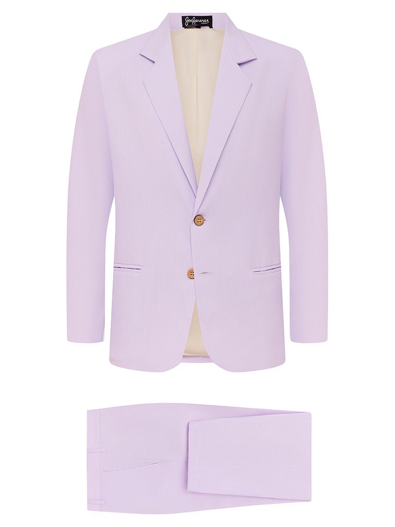 Lilac Linen & Silk Suit - Joe Bananas | Australia