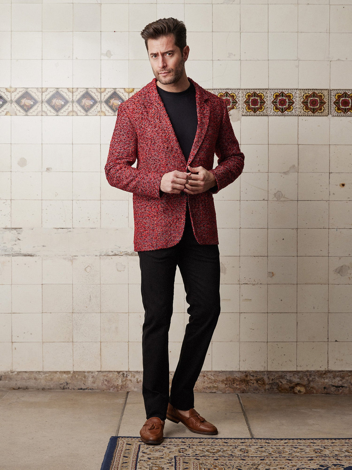 Red Landscape Jacket - Joe Bananas | Australia