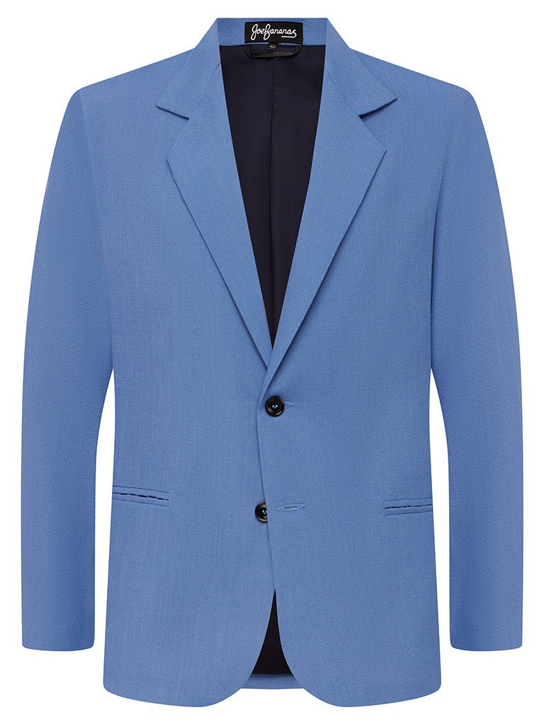 Regatta Blue Linen & Silk Jacket - Joe Bananas | Australia
