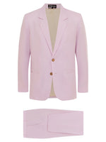 Soft Pink Linen & Silk Suit - Joe Bananas | Australia