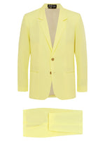 Lemon Linen & Silk Suit