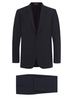 Indigo Linen & Silk Suit