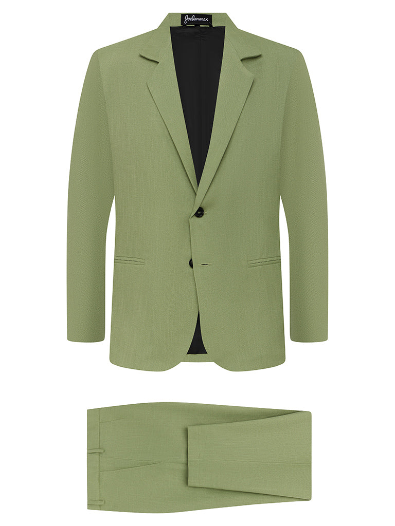 Eucalyptus Linen & Silk Suit