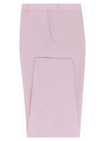 Soft Pink Linen & Silk Trousers