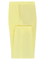 Lemon Linen & Silk Trousers