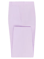 Lilac Linen & Silk Trousers