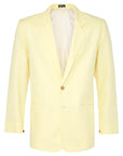 Lemon Spread Linen Jacket