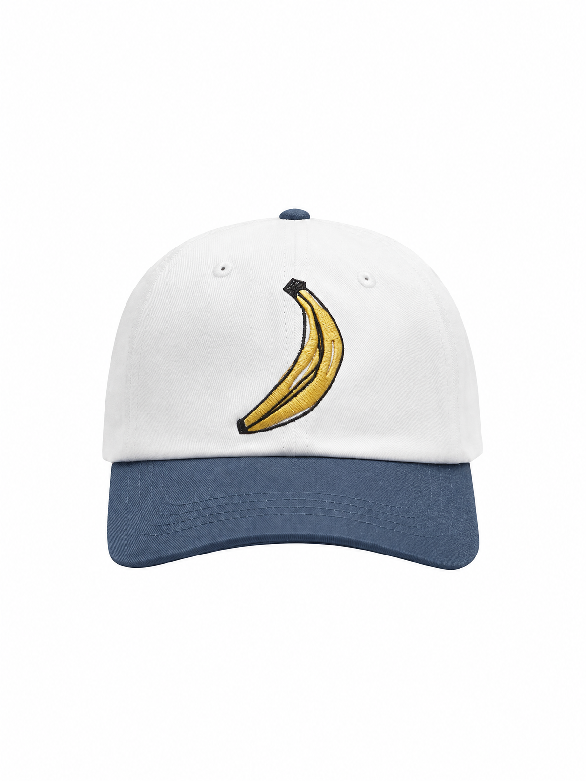The Two Tone Cap White & Twilight Blue