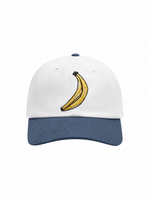 The Two Tone Cap White & Twilight Blue