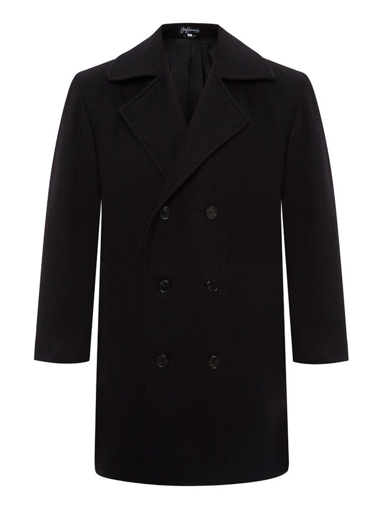 Black Suri Pea Coat - Joe Bananas | Australia