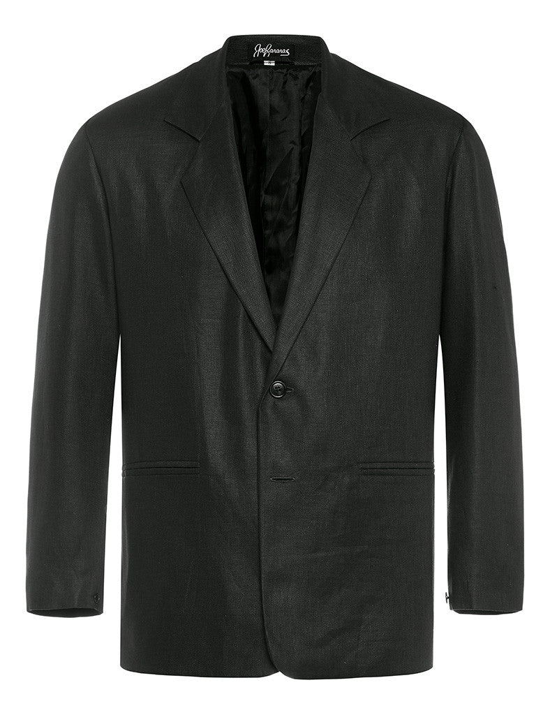 Black Twill Linen Jacket - Joe Bananas | Australia