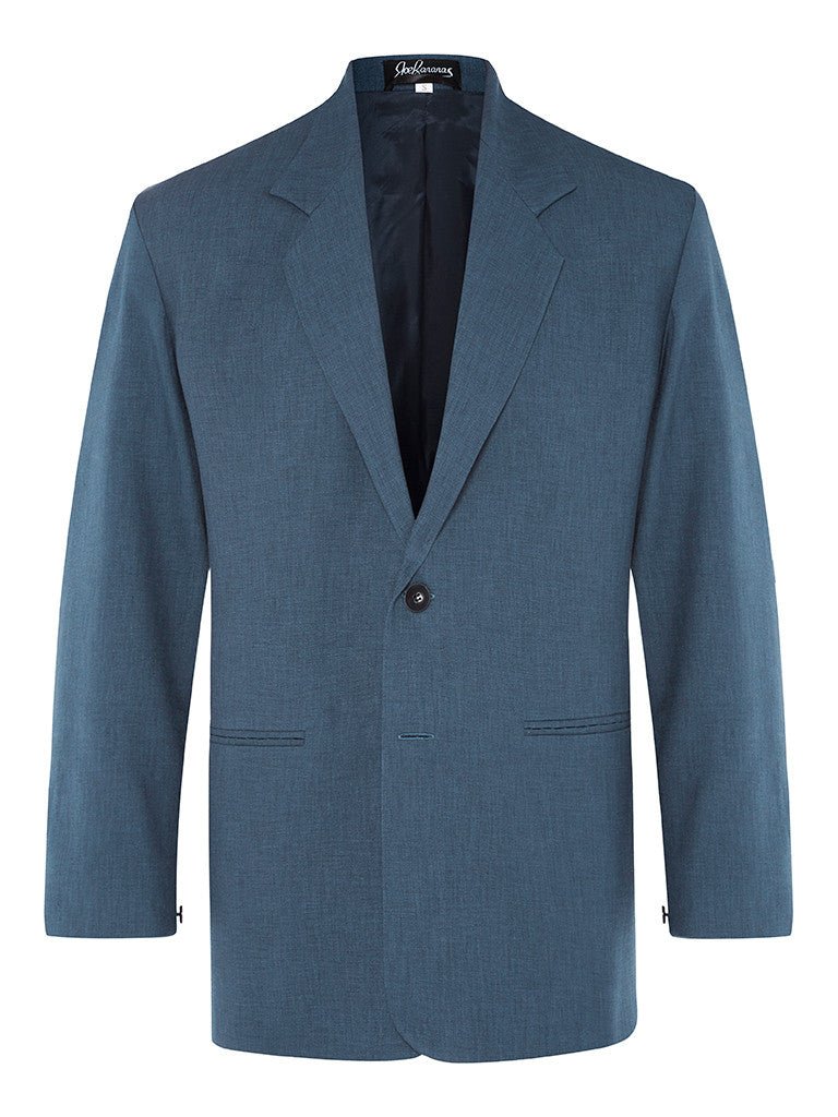 Blue Denim Non Crush Linen Jacket - Joe Bananas | Australia