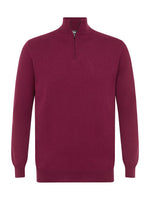 Bougainvillea Cotton Suri Zip Neck Sweater - Joe Bananas | Australia