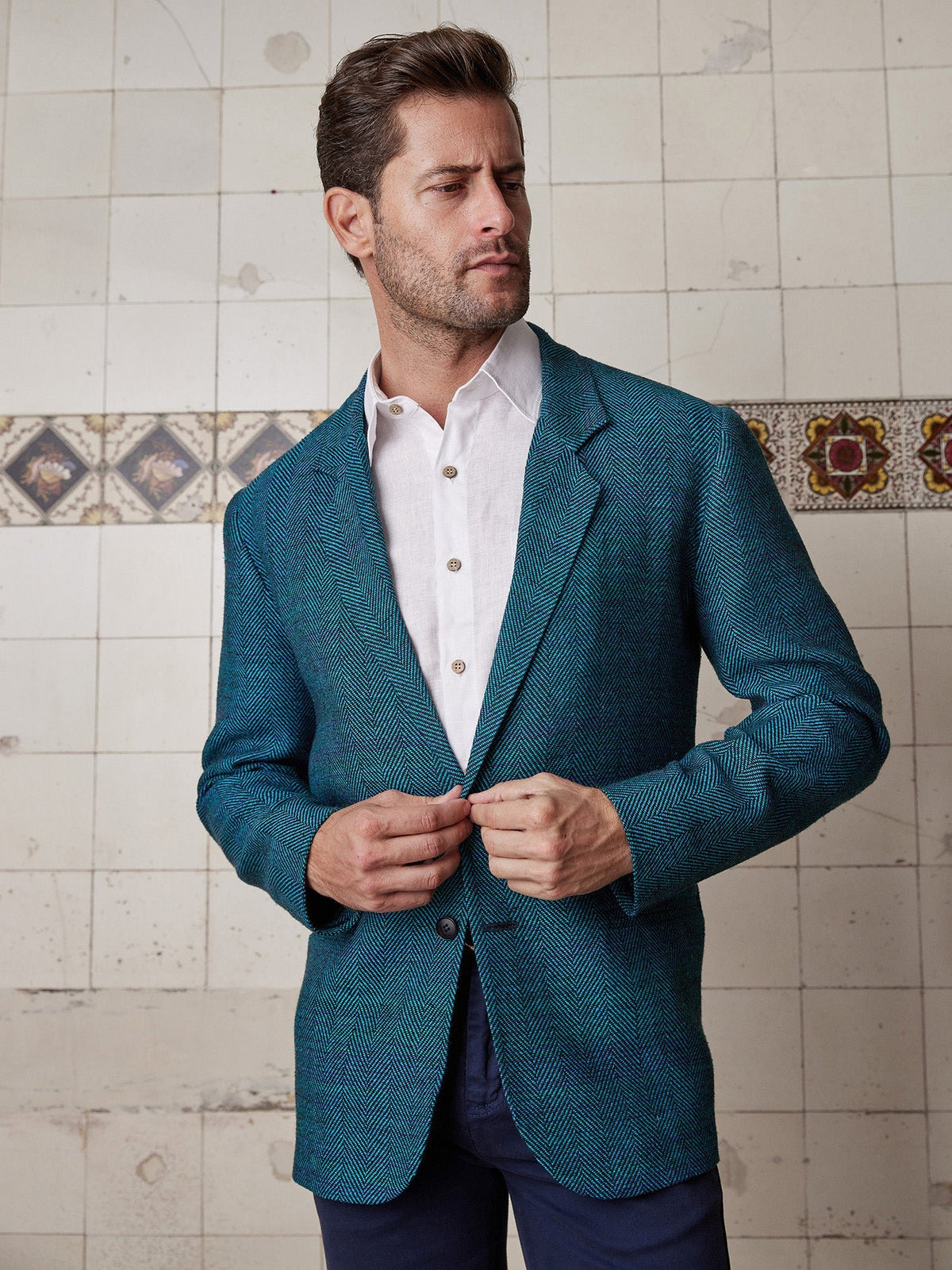 Boulder Opal Herringbone Jacket - Joe Bananas | Australia