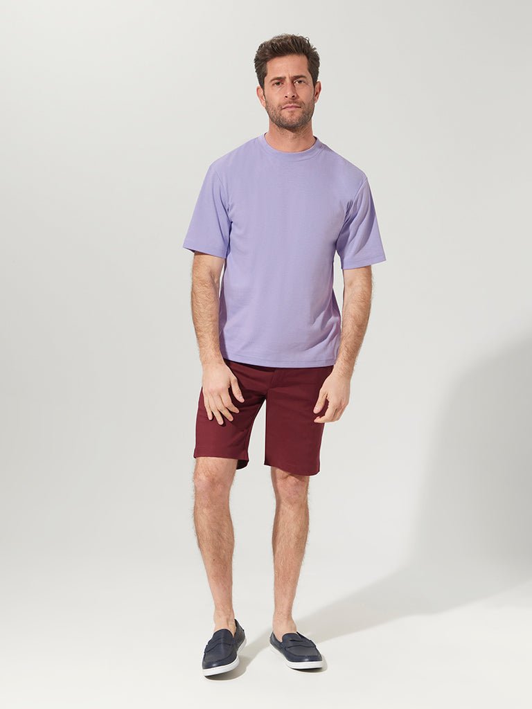 Burgundy Tailored Shorts - Joe Bananas | Australia