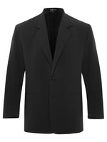 Charcoal Silk Crepe Jacket - Joe Bananas | Australia