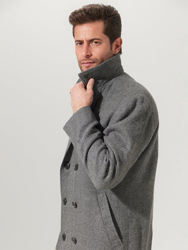 Charcoal Suri Pea Coat - Joe Bananas | Australia