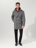 Charcoal Suri Pea Coat - Joe Bananas | Australia