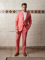 Coral Linen & Silk Suit - Joe Bananas | Australia