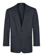 Indigo Herringbone Linen Jacket - Joe Bananas | Australia