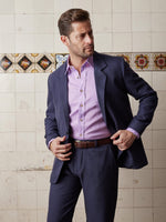 Indigo Linen & Silk Jacket - Joe Bananas | Australia