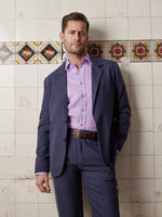 Indigo Linen & Silk Suit - Joe Bananas | Australia