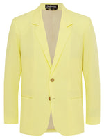 Lemon Linen & Silk Jacket