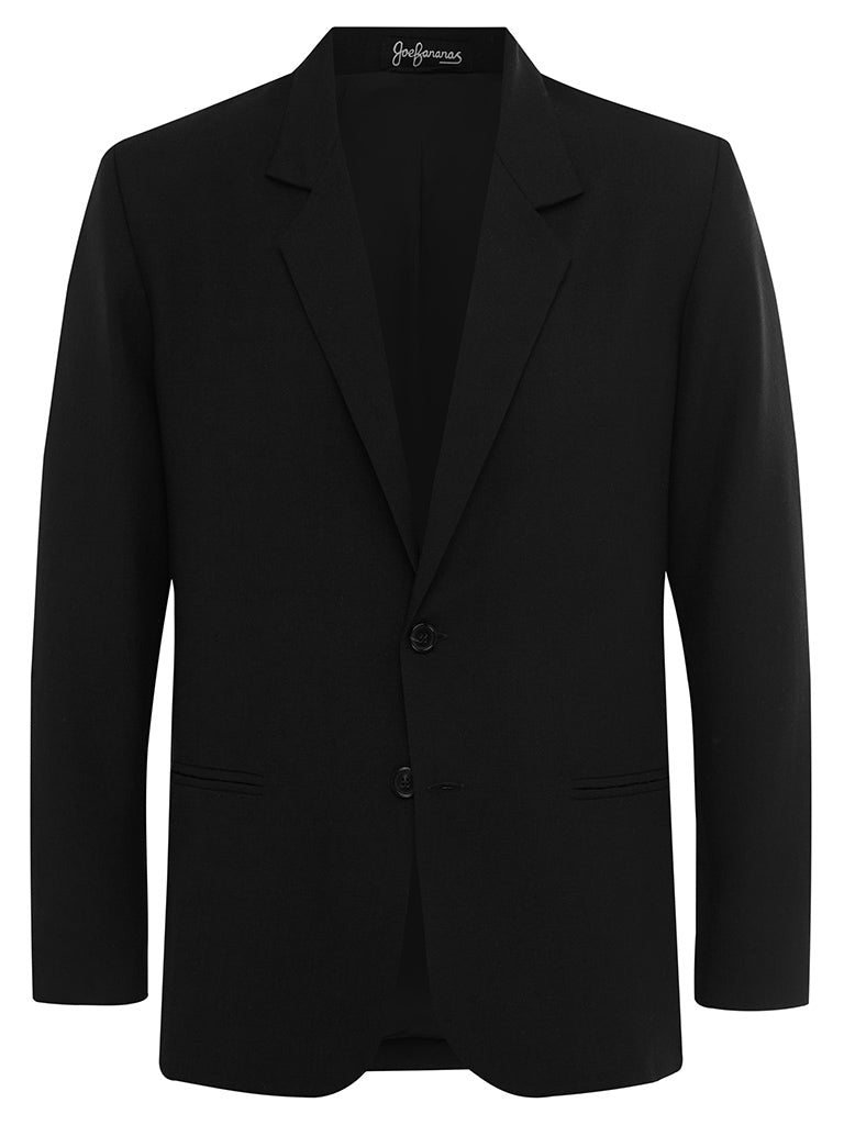 Black Linen & Silk Jacket