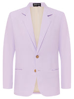 Lilac Linen & Silk Jacket