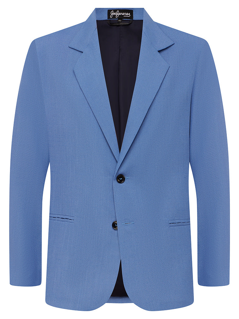 Regatta Blue Linen & Silk Jacket