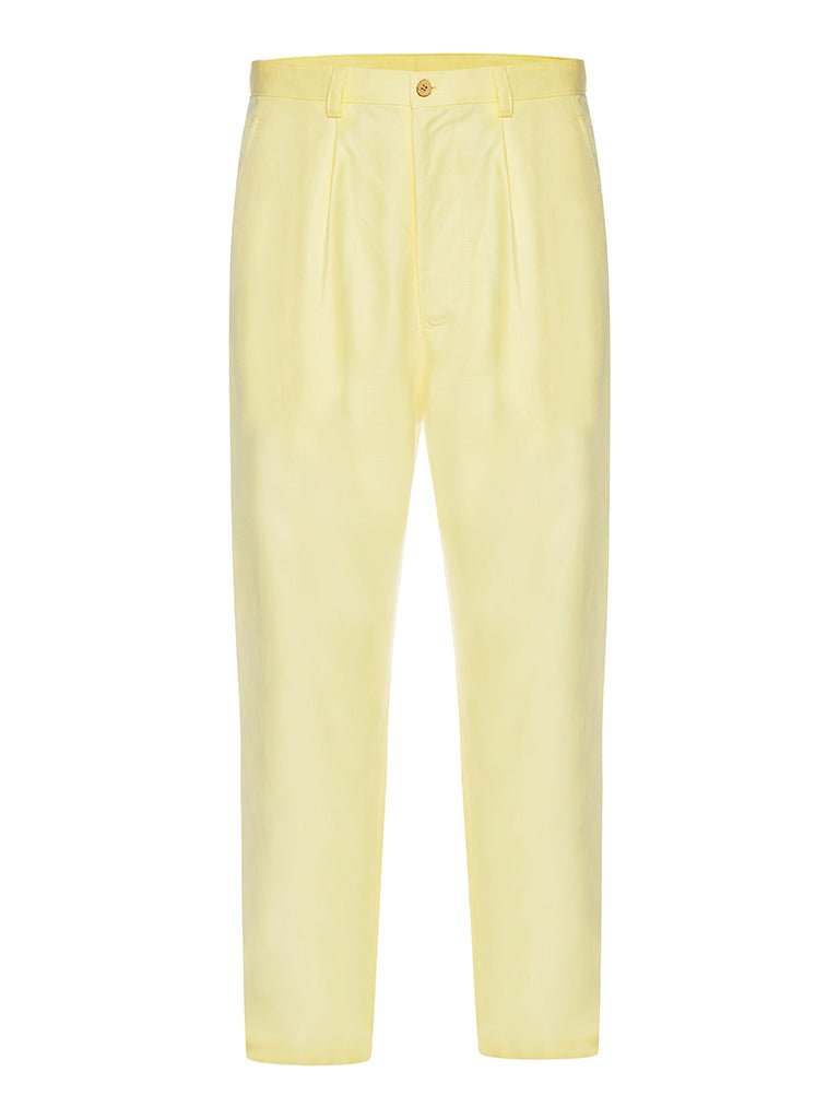 Lemon Spread Linen Trousers - Joe Bananas | Australia