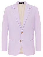 Lilac Linen & Silk Jacket - Joe Bananas | Australia