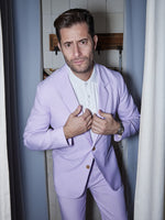 Lilac Linen & Silk Jacket - Joe Bananas | Australia