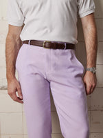 Lilac Linen & Silk Trousers - Joe Bananas | Australia