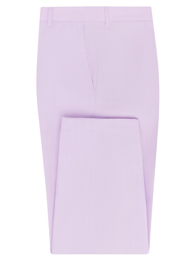 Lilac Linen & Silk Trousers - Joe Bananas | Australia
