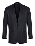 Navy Herringbone Linen Jacket - Joe Bananas | Australia