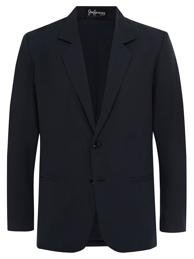 Navy Linen & Silk Jacket - Joe Bananas | Australia