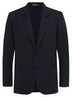 Navy Linen & Silk Jacket - Joe Bananas | Australia