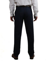 Navy Non Crush Linen Trousers - Joe Bananas | Australia