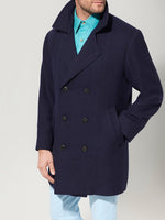 Navy Suri Pea Coat - Joe Bananas | Australia