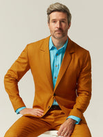 Ochre Non Crush Linen Suit - Joe Bananas | Australia