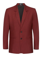 Ox Blood Non Crush Linen Jacket - Joe Bananas | Australia