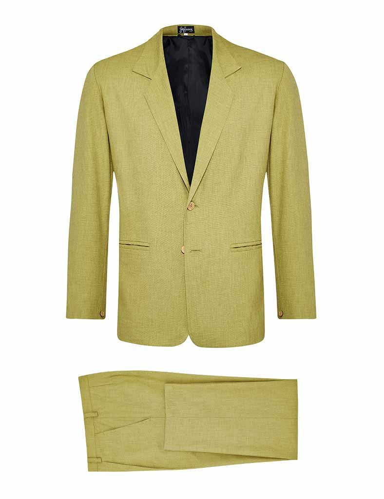 Pistachio Non Crush Linen Suit - Joe Bananas | Australia