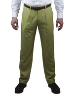 Pistachio Non Crush Linen Trousers - Joe Bananas | Australia