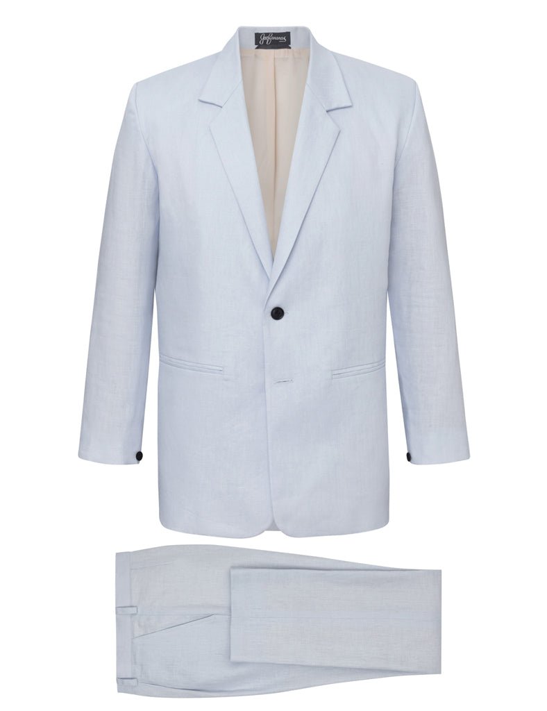 Powder Blue Linen Suit - Joe Bananas | Australia